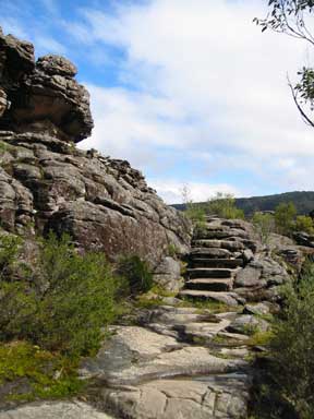 Stone Stairs in Grampion National Park