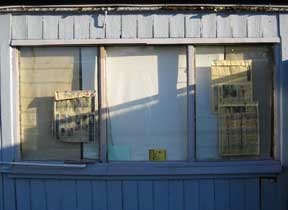 Window and Newspaper.