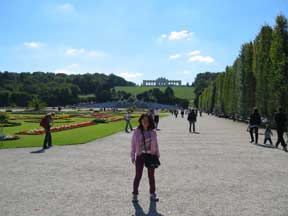 Yuki at Castle Schönbrunn, Vienna, Austr