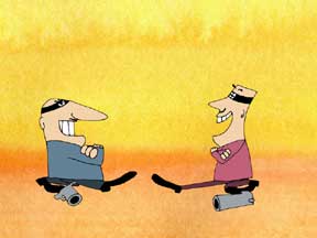 The Robbery, animation: screenshot