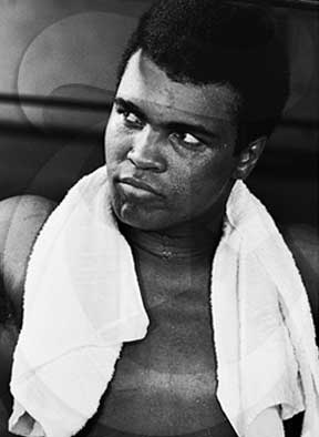 Muhammed Ali celebrating Towel Day